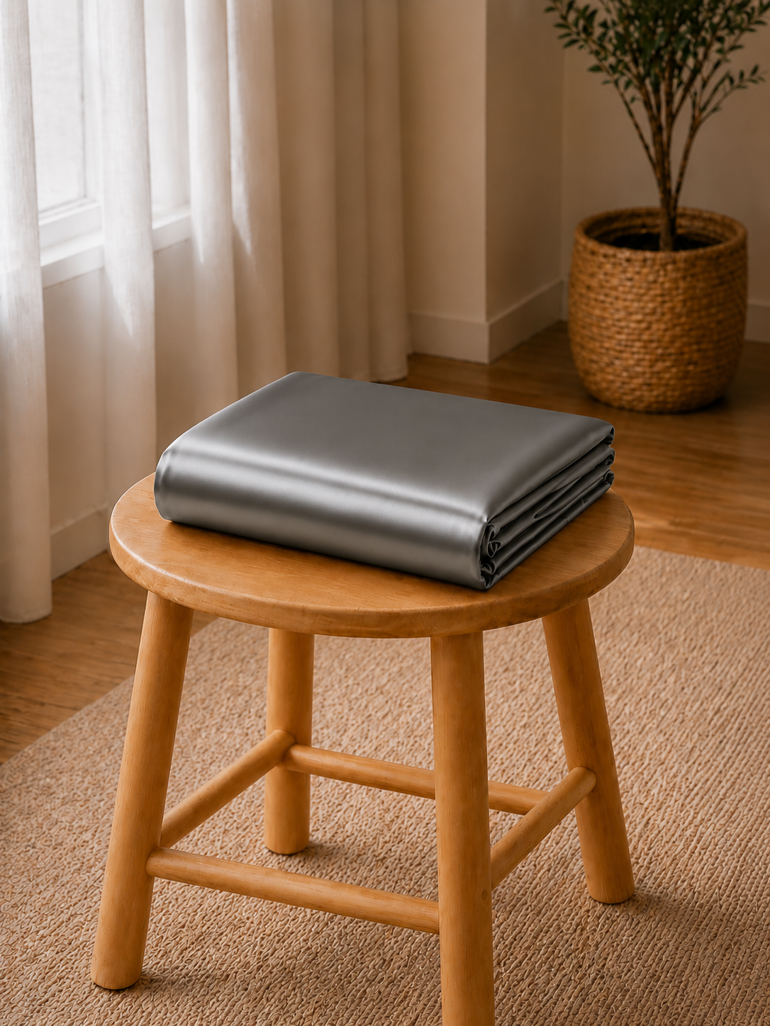 Kit satin Gris