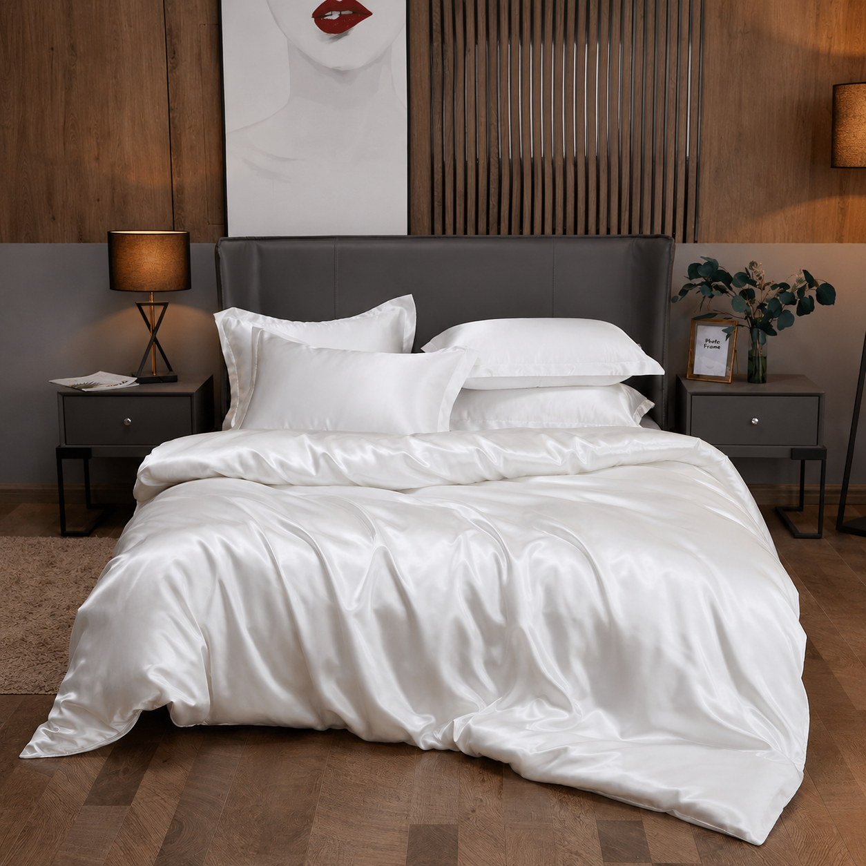 Kit satin Blanc