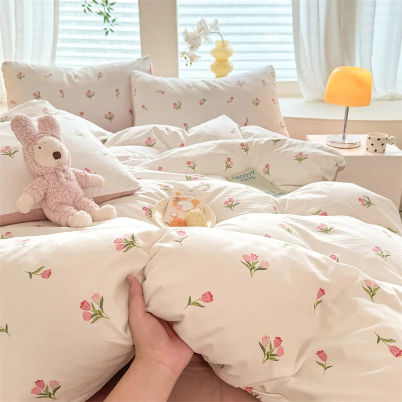 Kit housse de couette Tulipes
