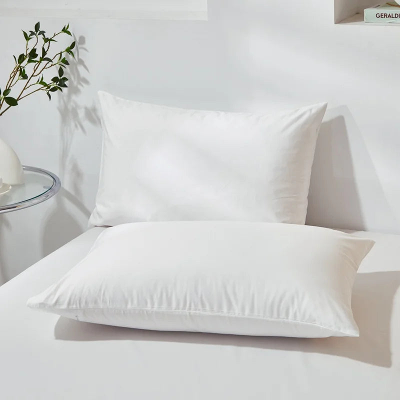 Coussin en coton Blanc