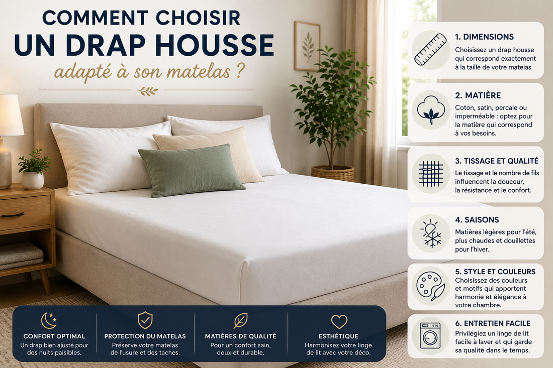 Comment choisir un drap housse adapté à son matelas ?