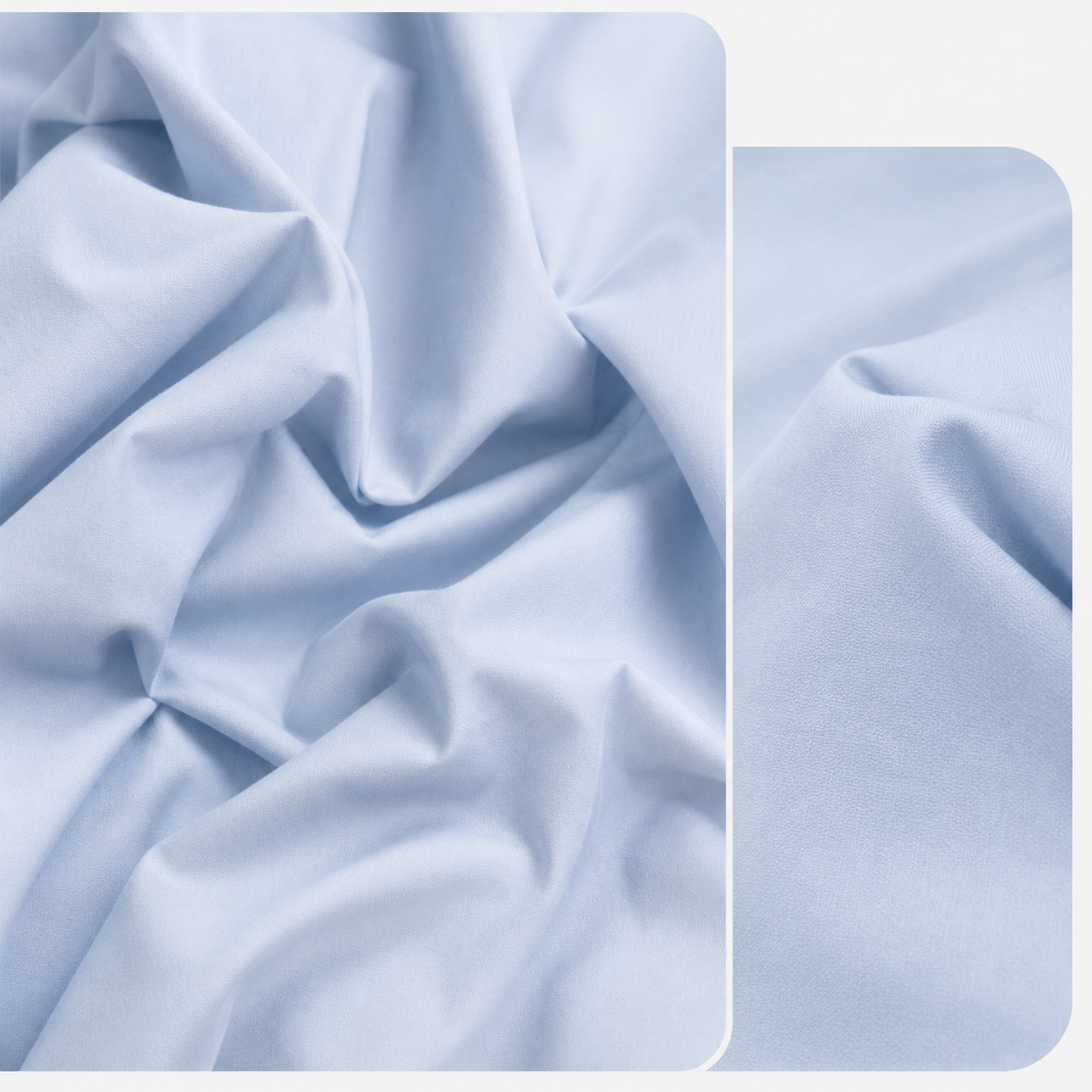 Housse de Couette en Coton bleue