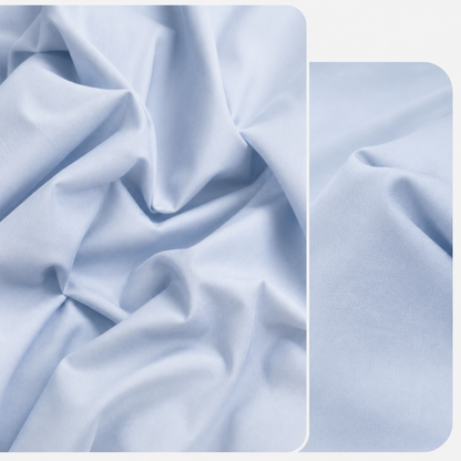 Housse de Couette en Coton bleue