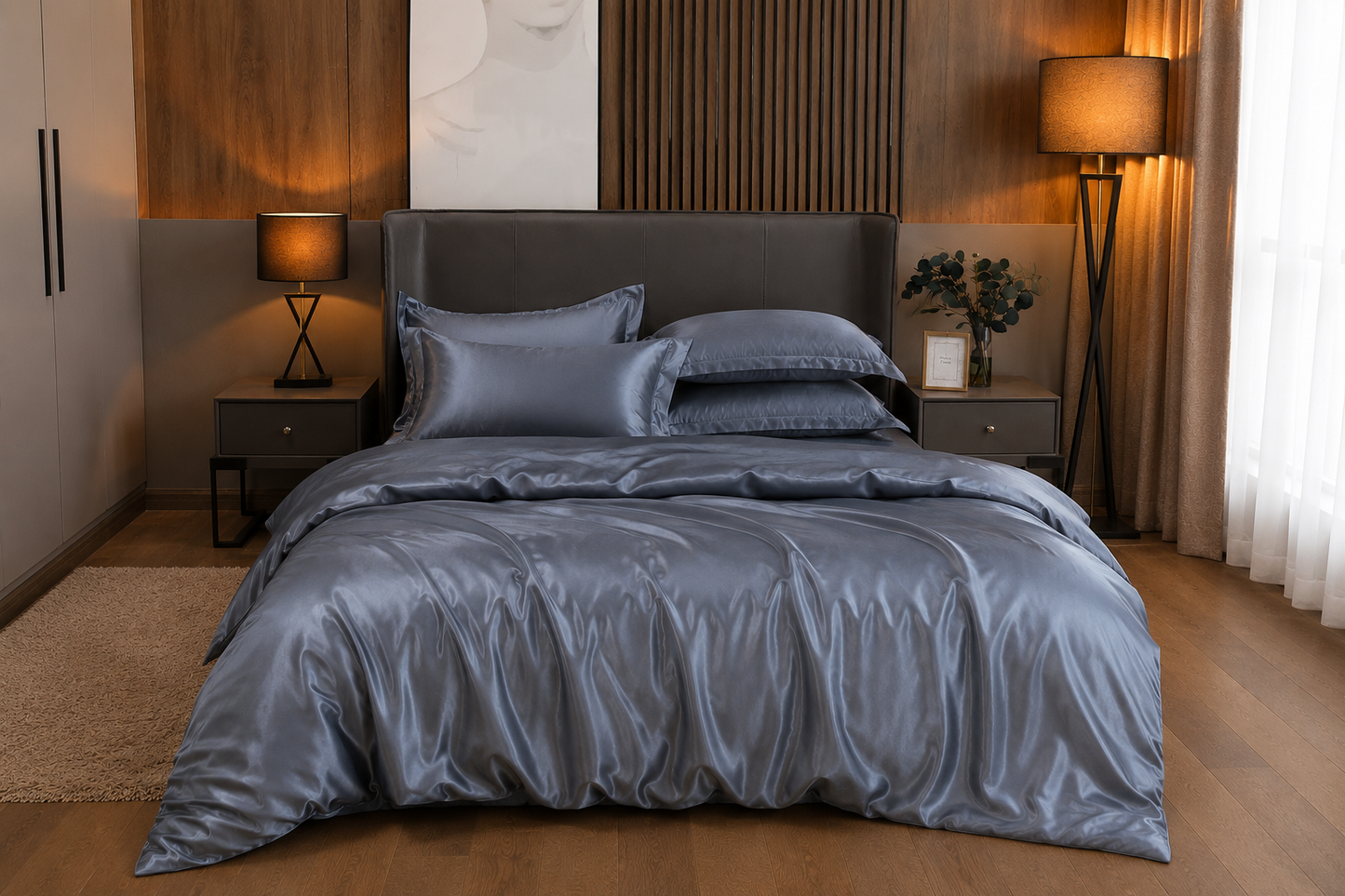 Kit satin Gris