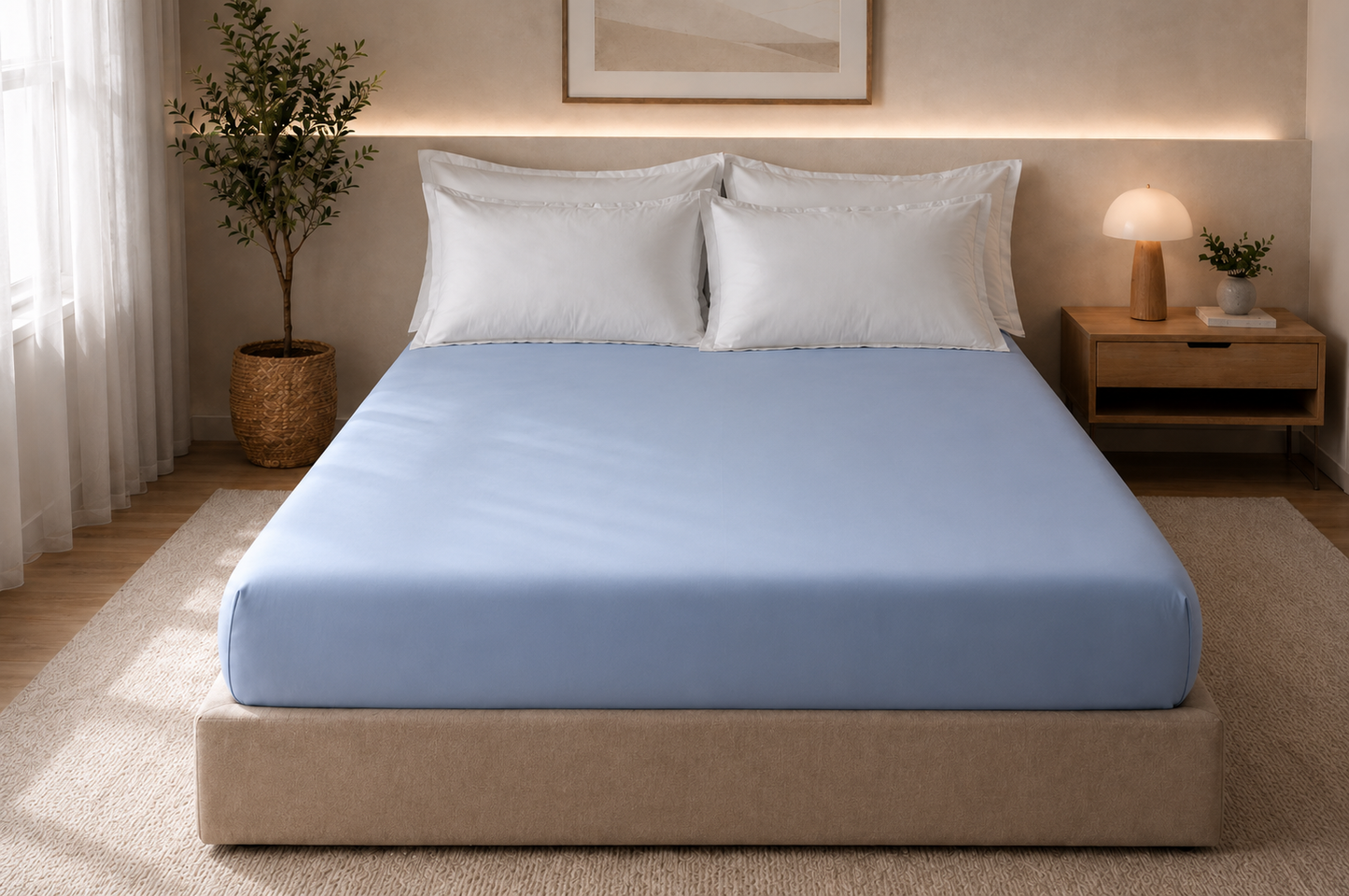 Kit coton bleu