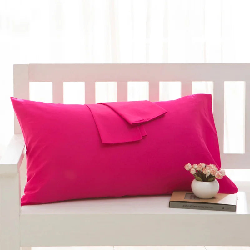 Kit de 2 taies d'oreiller 100% coton