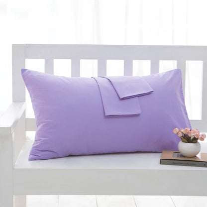 Kit de 2 taies d'oreiller 100% coton