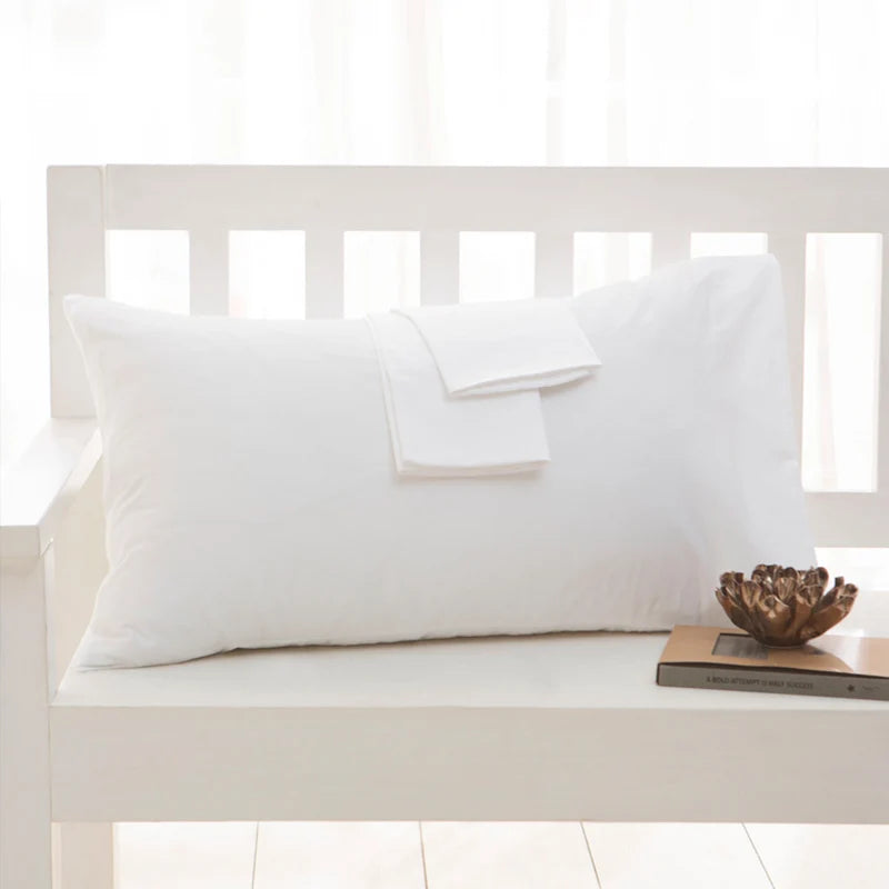 Kit de 2 taies d'oreiller 100% coton