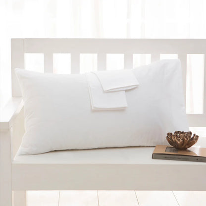Kit de 2 taies d'oreiller 100% coton