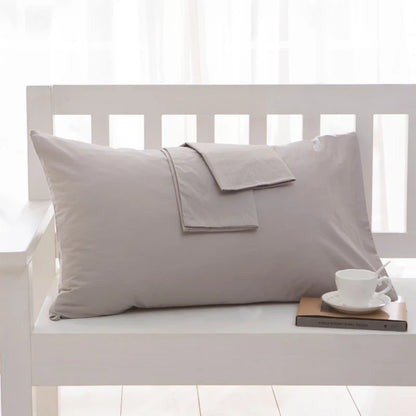 Kit de 2 taies d'oreiller 100% coton