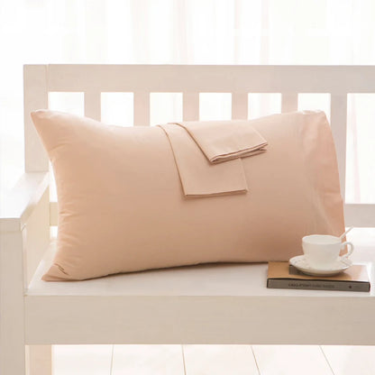 Kit de 2 taies d'oreiller 100% coton