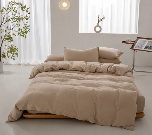 Housse de couette en coton - Sable Doux