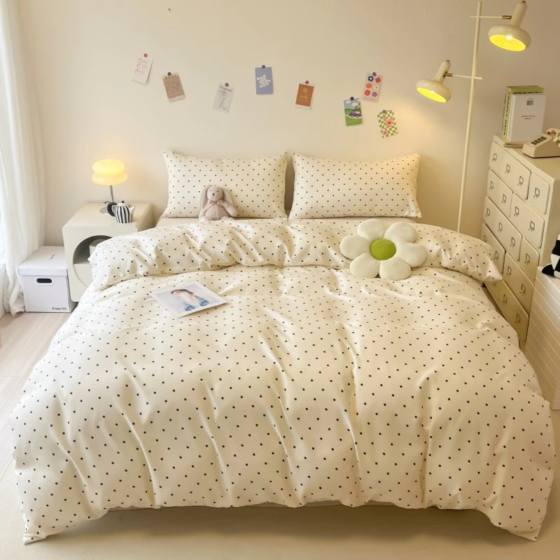 Kit Housse de couette + Taie a point BLANC