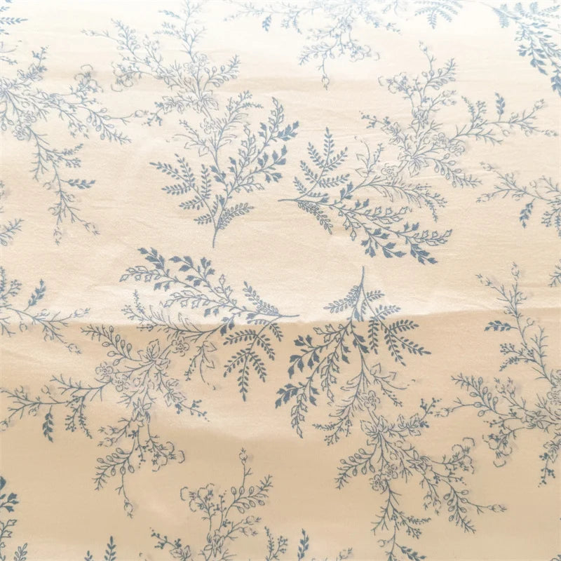 Kit housse de couette fleurie verte